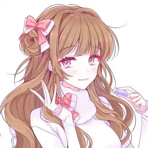 怦然心动暖系动漫闺蜜头像