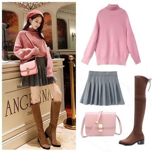 试试这些毛衣搭配,时尚保暖,穿上女人味满满,精致显年轻