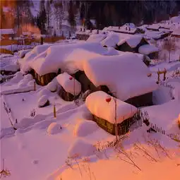 黑龙江牡丹江雪乡2日1晚跟团游雪乡大门票景区倒站车二人转秃顶子山大雪谷忽汗河使鹿部落或梦幻家园或狗拉雪橇三选一