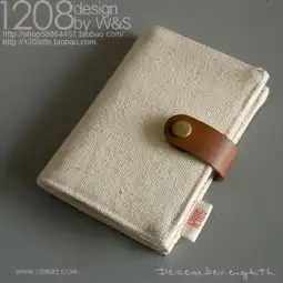 1208life空白手绘卡包纯白帆布原色帆布堆糖,美好生活研究所