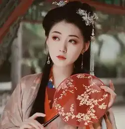 古风头像女青色系意境司