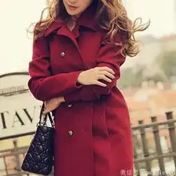 毛呢外套,可以彰显各种气质