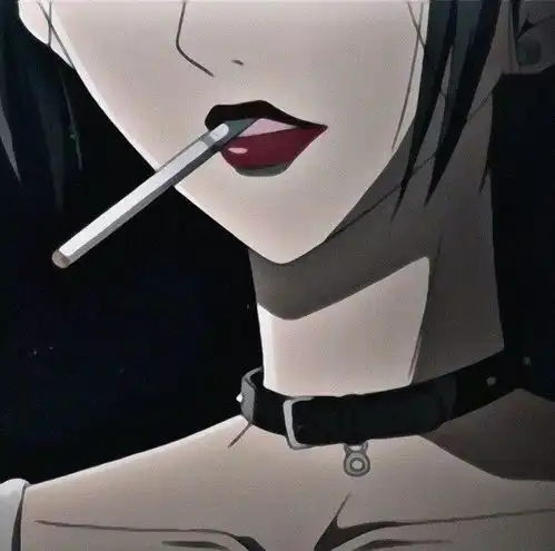 有类似这种抽烟的头像吗情头,女头都可