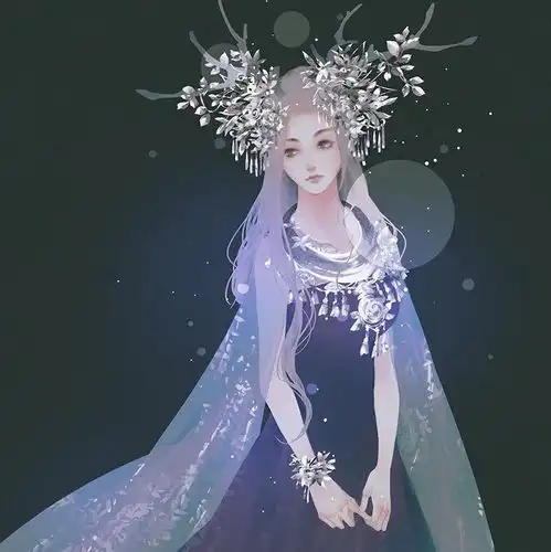 紫色仙气系闺蜜头像小星