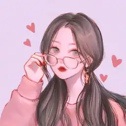 文艺头像女生动漫图片大