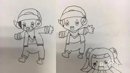 王者荣耀人物铅笔简笔画教程