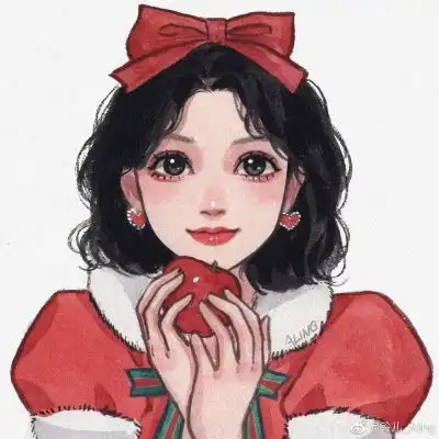 圣诞节的迪士尼公主图源wb铃儿卡通动漫头像我要个性网