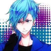 蓝色头像男动漫搞笑