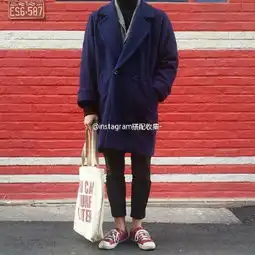 男生蓝色系头像图片毛衣