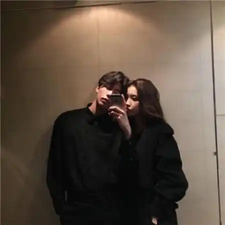 韩系情侣头像一男一女,永远不要停止对我的爱