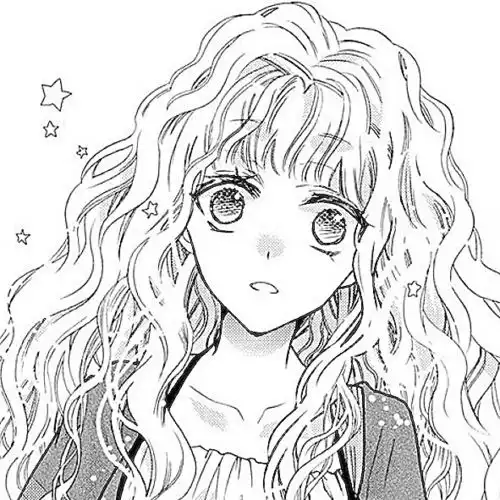 动漫黑白女头像21