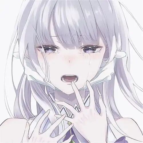 白色系的女生头像动漫动
