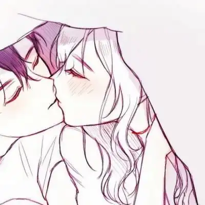 情侣头像一对两张动漫亲吻动漫情侣亲吻头像2张