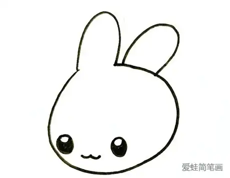 趴在地上的小兔子