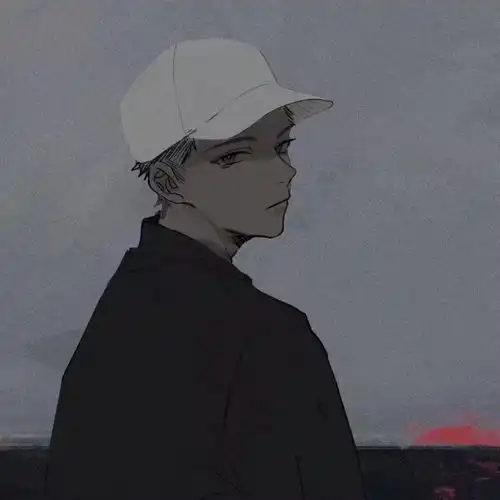 头像男丧系抑郁真人头像