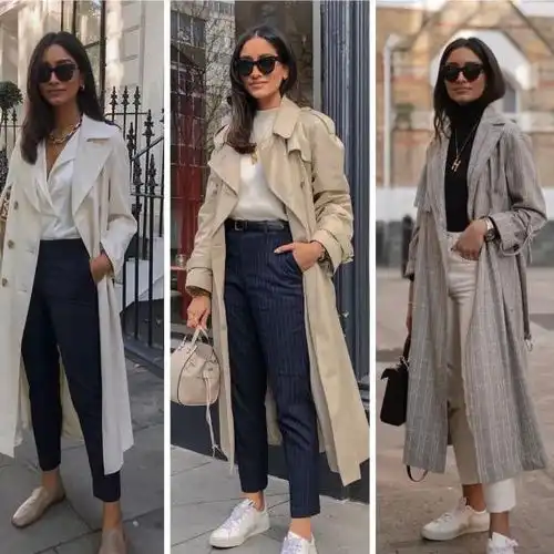 建议秋冬穿大衣别配打底裤,太土今年流行这样穿,端庄大气