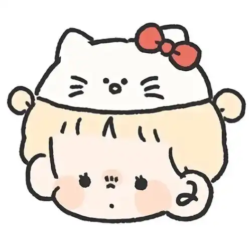 头像可爱卡通头像女生头像插画女生食物头像