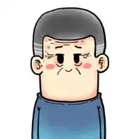 一男一女卡通老人情侣头像微信头像图片大全