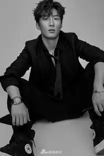 组图黑色不羁窦骁高冷质感开启霸道总裁模式