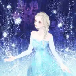 p站二次元插画少女头像原创雪女堆糖,美好生活研究所