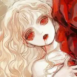 手绘动漫女生头像唯美病女动漫女生