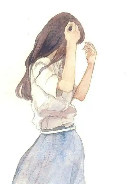 绘画抑郁系图片人物太绝