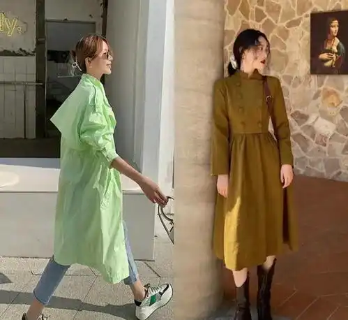 高级感红色系头像风衣