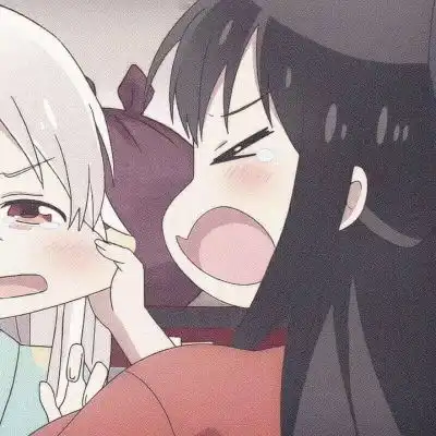 动漫闺蜜头像姐妹智障多年我不离不弃