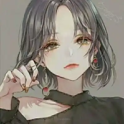 高冷韩国插画女生头像系列女孩