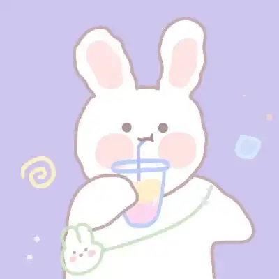 可爱到爆的简笔画小兔子女生头卡通动漫头像我要个性网