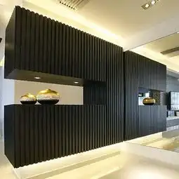 简约风格公寓简洁冷色调富裕型130平米玄关鞋柜效果图