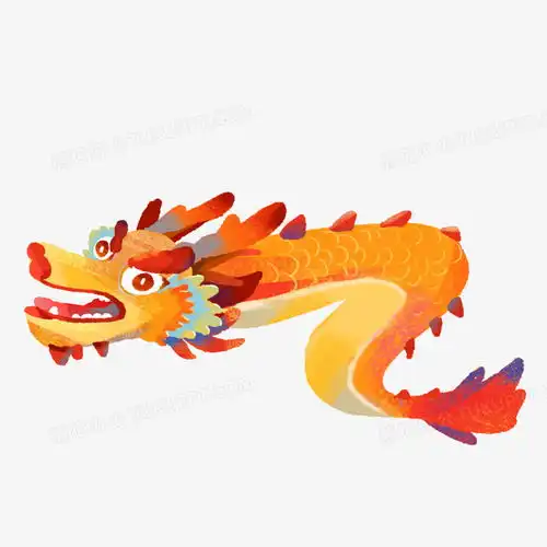 卡通手绘中国龙免抠元素png图片素材免费下载中国png20002000像素