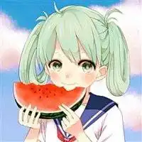 吃西瓜女生头像微信头像图片大全