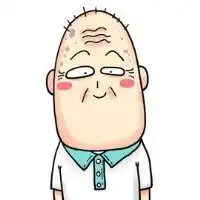 卡通情侣头像老奶老头
