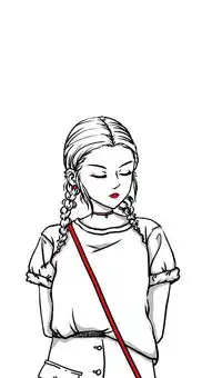 文艺小清新美女白色头巾个人写真苹果手机高清壁纸750x1334爱思助手