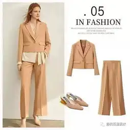 谁说同色系穿搭太单调,不同配饰的加入,不仅有高级感还时髦