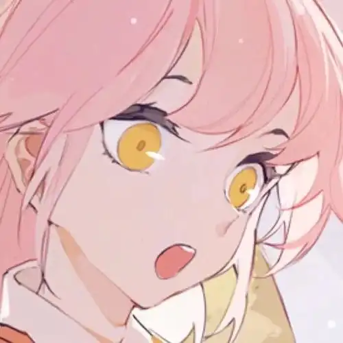 动漫头像粉色系动漫女孩