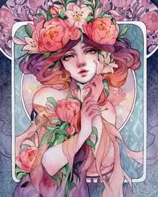 她笔下的女生,惊艳世人