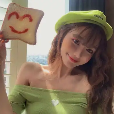 女生头像绿色系清新qq头像女生绿色社会真人