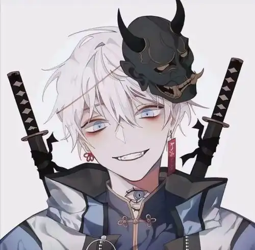 动漫男头帅气男生头像手绘插画头像