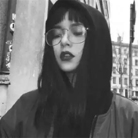 霸气女生动漫图片头像黑