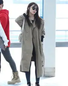 早春怎么搭配学韩国郑恩地穿大衣,小个子凹出大长腿