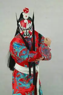 秦腔丑角脸谱