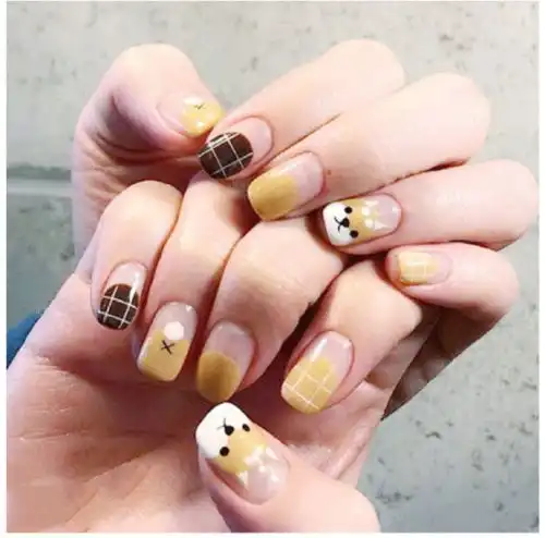 可爱少女系美甲,每一款都可爱到爆