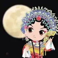 戏曲头像卡通中国戏曲