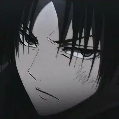 林鲸落动漫丧风男生头像.