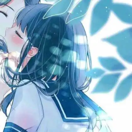 萌系二次元情侣头像真人