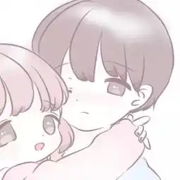 粉系情侣动漫头像动漫头