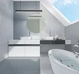 当亮色停留在卫生间,美的移不开脚