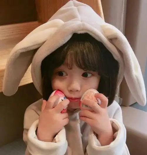 可爱的萌娃头像我是可爱的女孩子,你是可爱